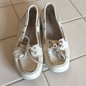 White sperry top siders!